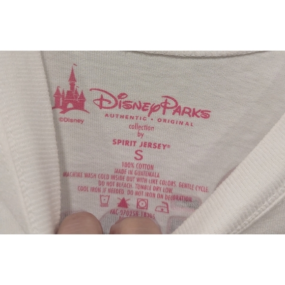 Disney Parks Authentic Spirit Jersey Glitter and Polka Dots Size Small - Picture 3 of 8